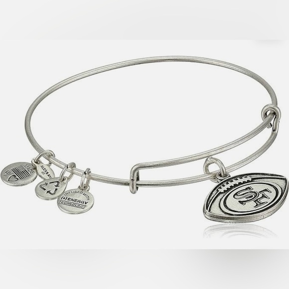 Vintage Alex and Ani Expandable NFL San Francisco 49ers Charm Bracelet - Picture 1 of 7